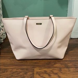 Kate Spade Blush Pink Large Tote Purse w/Dust Bag